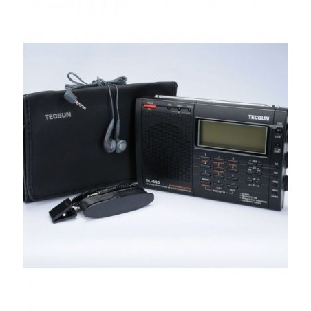 TECSUN PL-660 Ricevitore Portatile 1.7-30MHZ+ VHF AIR Band PORTATILI
