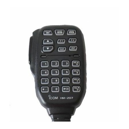 ICOM HM-207 MICROFONO MUTIFUNZIONE DTMF PER IC-2730/ID-5100 PALMARI