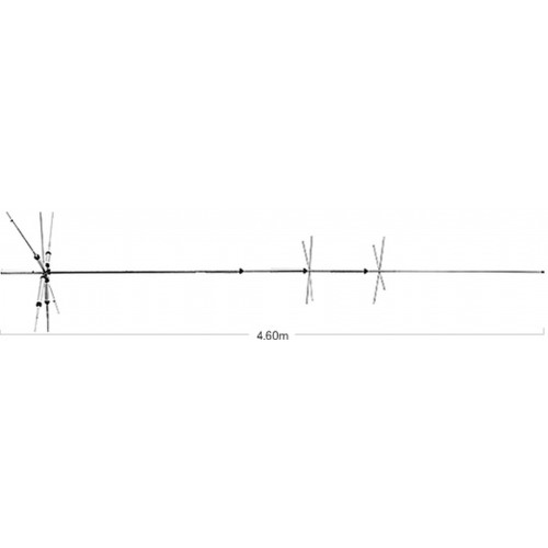 DIAMOND CP-6SR ANTENNA DA BASE 3.5-7-14- 21-28-50 MHZ HF VERTICALI