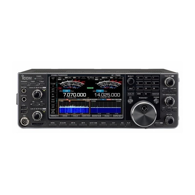 ICOM IC-7610 RICETRASMETTITORE HF/50MHZ 100W IN PRONTA CONSEGNA BASE