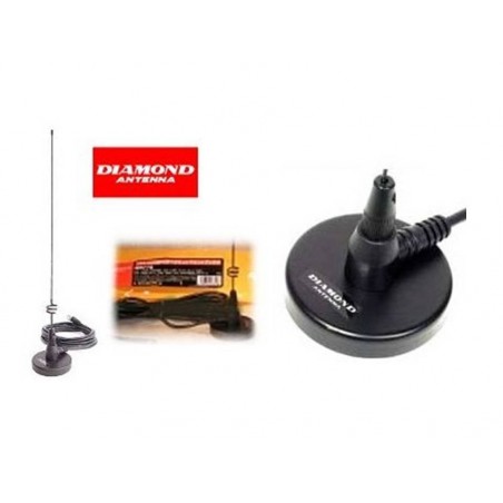 Diamond MR-77 PL Antenna Magnetica Bibanda Veicolare 144-430 MHZ VHF/UHF/SHF VEICOLARI
