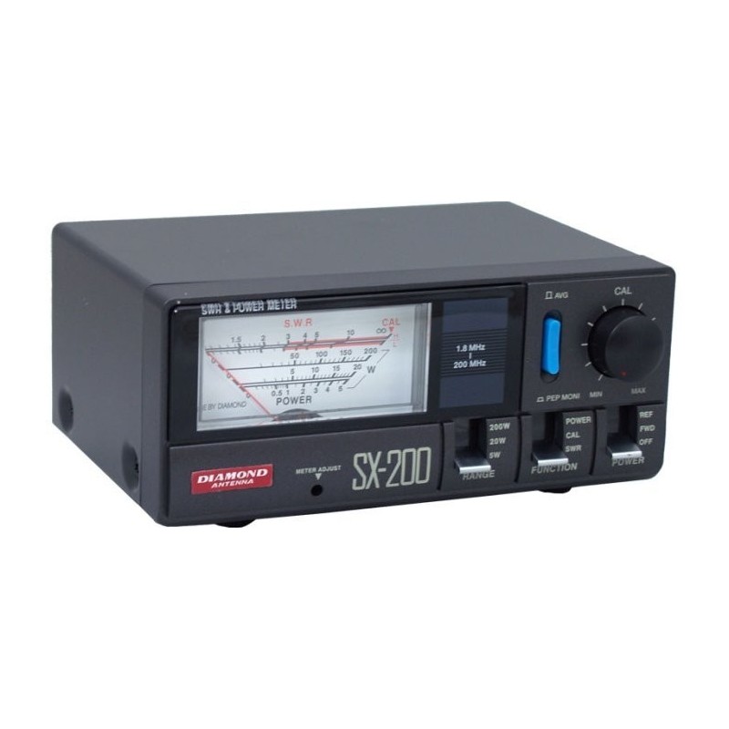 DIAMOND SX-200 ROSMETRO/WATTMETRO 1,8-200 MHZ 200W ROSMETRI/WATTMETRI