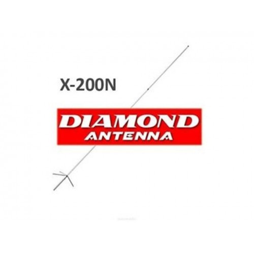 DIAMOND X-200N ANTENNA BIBANDA DA BASE 144-430 MHZ VHF/UHF/SHF BASE