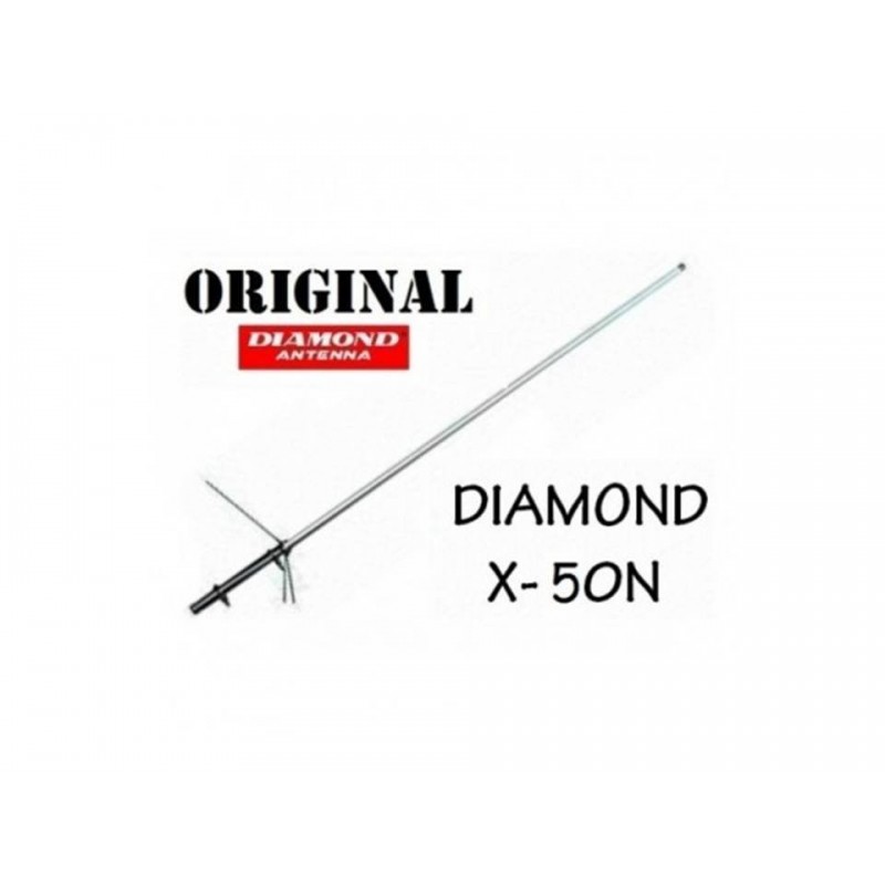 DIAMOND X-50N ANTENNA BIBANDA DA BASE 144-430 MHZ VHF/UHF/SHF BASE
