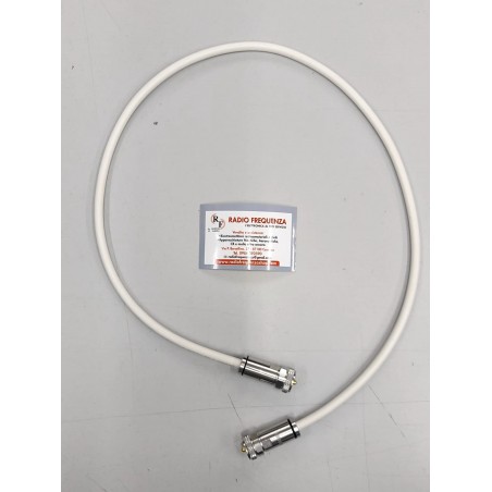 RACCORDO 1 METRO CAVO COASSIALE MESSI & PAOLONI HYPERFLEX 10 SAHARA CONNETTORI N-N CAVETTI INTESTATI