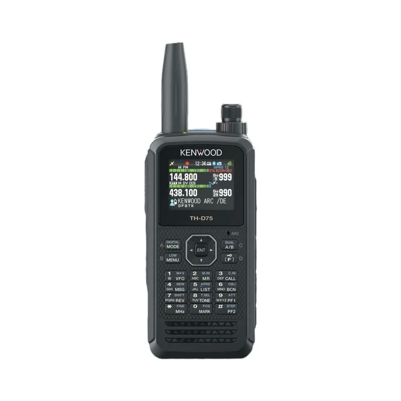 KENWOOD TH-D75E RICETRASMETTITORE PORTATILE VHF/UHF D-STAR E GPS PORTATILI