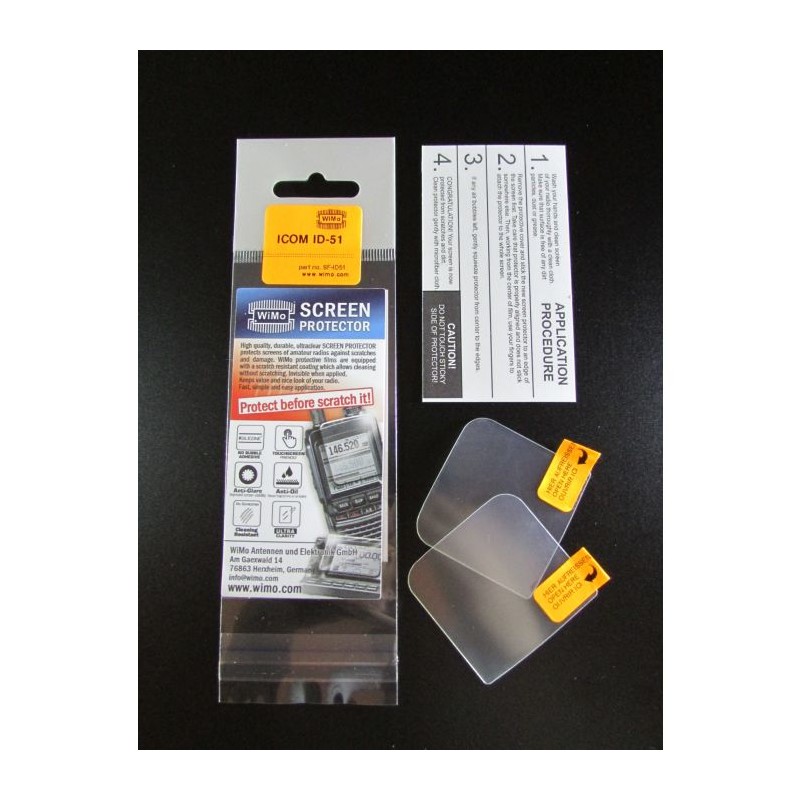 PROTEZIONE PER LO SCHERMO PER ICOM ID-51 CUSTODIE E COVER