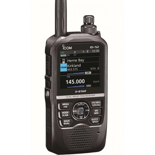 ICOM ID-52E Ricetrasmettitore Portatile D-STAR VHF/UHF Ricetrasmettitori Portatili