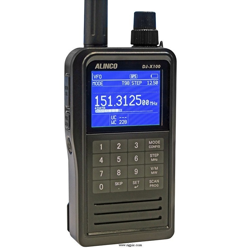 ALINCO DJ-X100 RICEVITORE SCANNER 30-470 MHz FM/NFM/AM/NAM/DCR/NXDN/DMR/D-STAR/C4FM PORTATILI