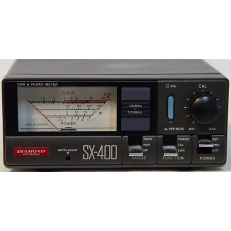 DIAMOND SX-400N ROSMETRO/WATTMETRO 140-525 MHZ 200W ROSMETRI/WATTMETRI