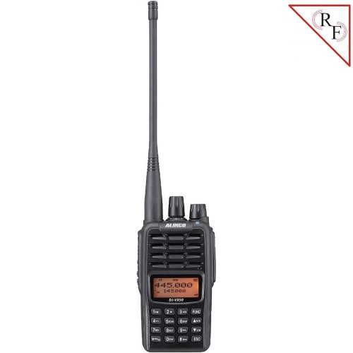 Alinco DJ-VX50HE Ricetrasmettitore Portatile VHF/UHF + Espansione Ricetrasmettitori Portatili