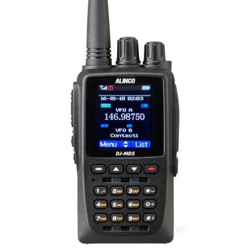 Alinco DJ-MD5XEG Ricetrasmettitore Portatile Portatile DMR + Espansione di Banda Ricetrasmettitori Portatili