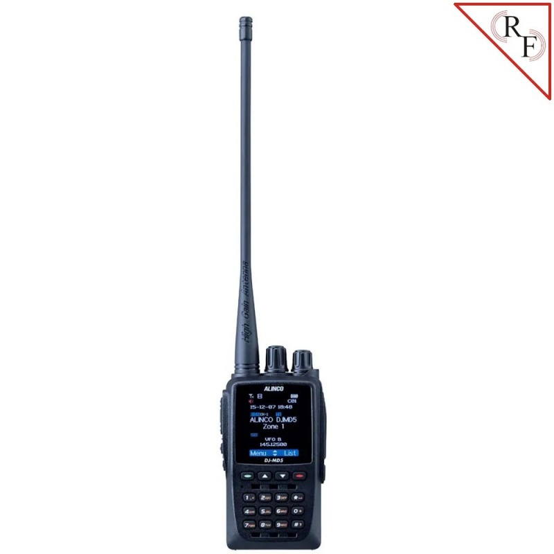 Alinco DJ-MD5XEG Ricetrasmettitore Portatile Portatile DMR + Espansione di Banda Ricetrasmettitori Portatili