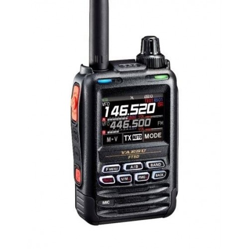 Yaesu FT-5DE Ricetrasmettitore Portatile C4FM VHF/UHF + Espansione Ricetrasmettitori Portatili