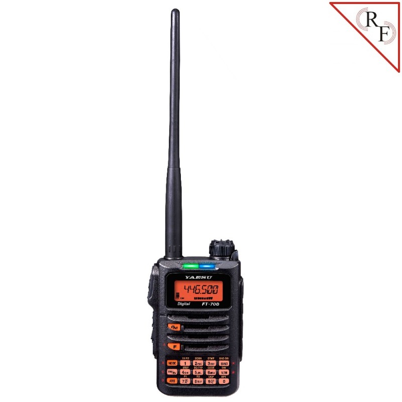 Yaesu FT-70DE Ricetrasmettitore Dual Band 144/430 C4FM 5 anni gar. + Espansione Ricetrasmettitori Portatili
