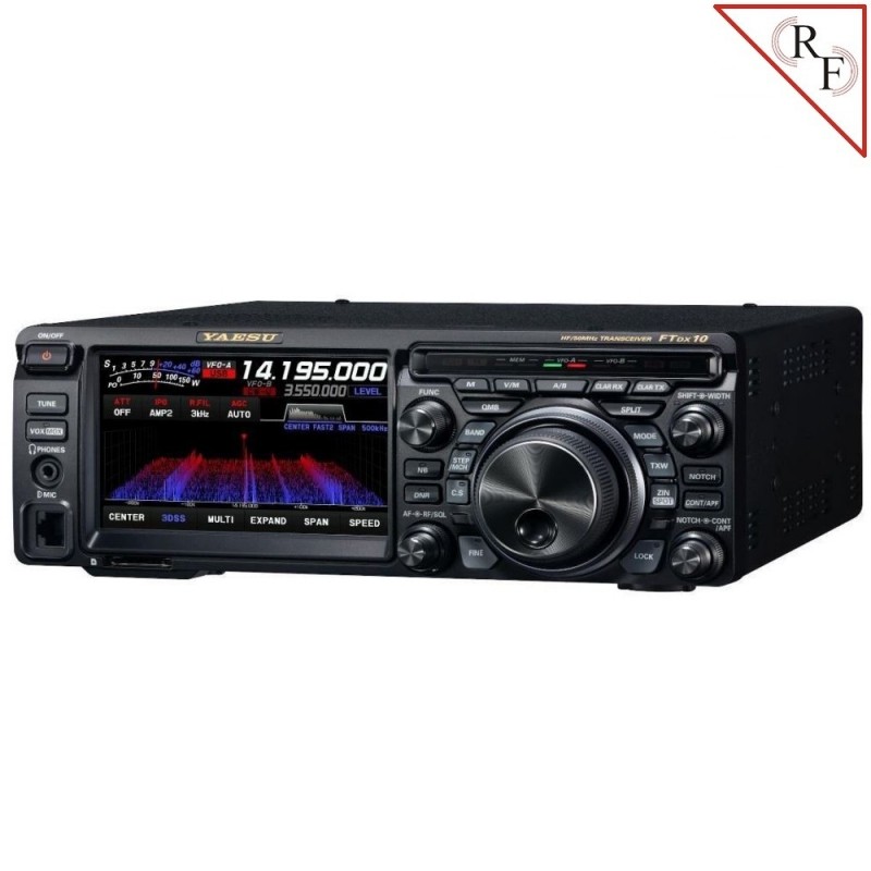 Yaesu FTDX-10 Ricetrasmettitore HF/50 MHZ SDR 100W + Espansione Ricetrasmettitori Base