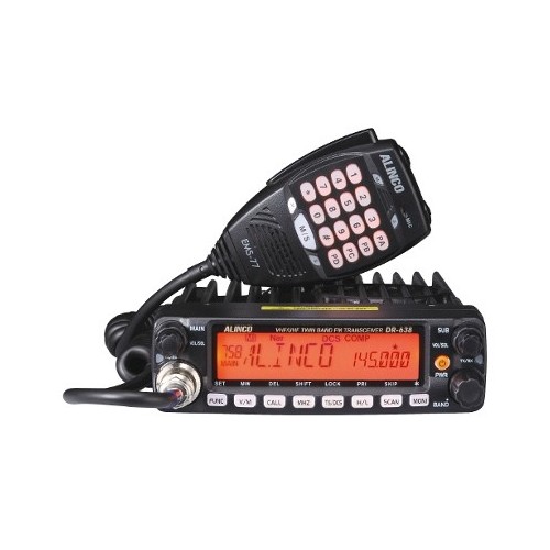 Alinco DR-638HE Ricetrasmettitore Veicolare VHF/UHF + Espansione Ricetrasmettitori Veicolari