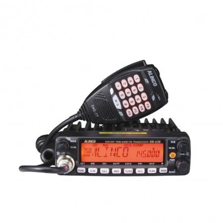 Alinco DR-638HE Ricetrasmettitore Veicolare VHF/UHF + Espansione Ricetrasmettitori Veicolari