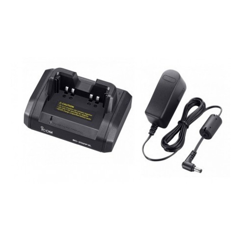 ICOM BC-202IP3L + ICOM BC-123SE Caricabatterie rapido da tavolo per ICOM ID-52E CARICA BATTERIE