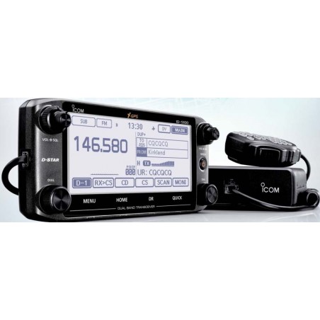 ICOM ID-5100E Ricetrasmettitore Analogico/Digit Veicolare Dual Band + Espansione Ricetrasmettitori Veicolari