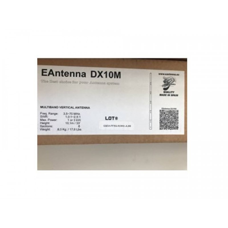 EANTENNA DX10M ANTENNA VERTICALE 3KW HF VERTICALI