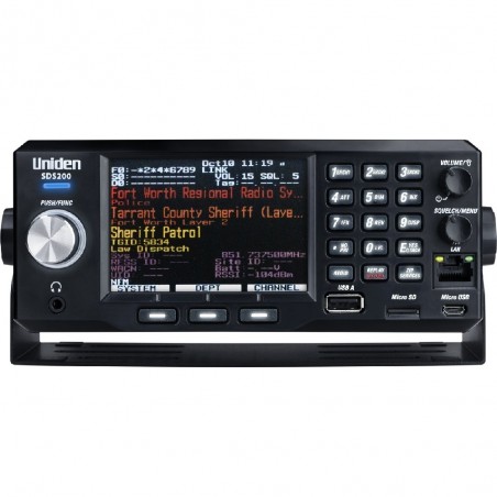 Uniden SDS-200ED Ricevitore per Modi Analogici Digitali 25-1300MHZ BASE