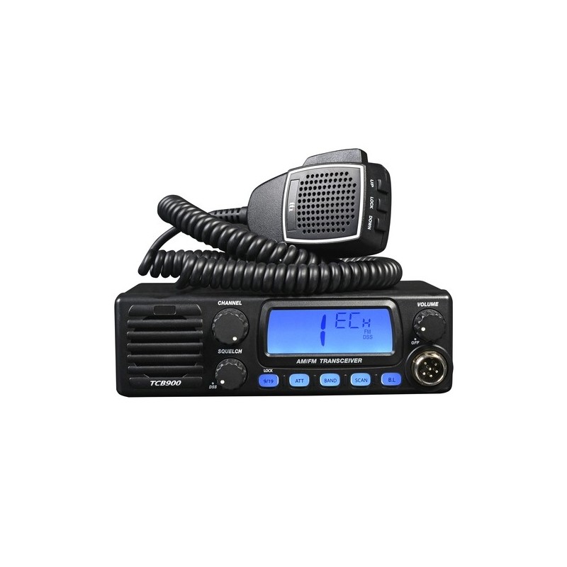 TTI TCB-900 Ricetrasmettitore CB 12/24V 4W AM/FM - Omologato CE RED Ricetrasmettitori CB
