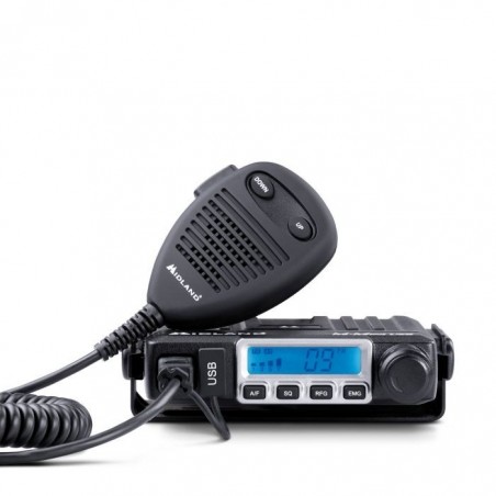 Midland M Mini USB Ricetrasmettitore CB 4W AM/FM - Presa USB 12V - RED Ricetrasmettitori CB
