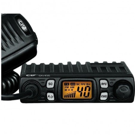 CRT-ONE Ricetrasmettitore CB Compatto 4W AM/FM Omologato - 12V RED Ricetrasmettitori CB