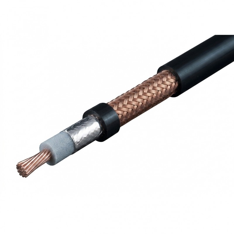 Al Metro - Cavo Coassiale Superflexy 7 7.3mm Extra Flessibile 50 Ohm Cavi 50 Ohm