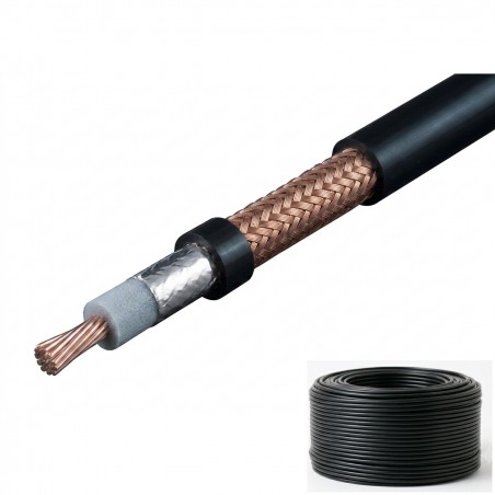 Matassa 200mt - Cavo Coassiale Superflexy 7 7.3mm Extra Flessibile 50 Ohm Cavi 50 Ohm