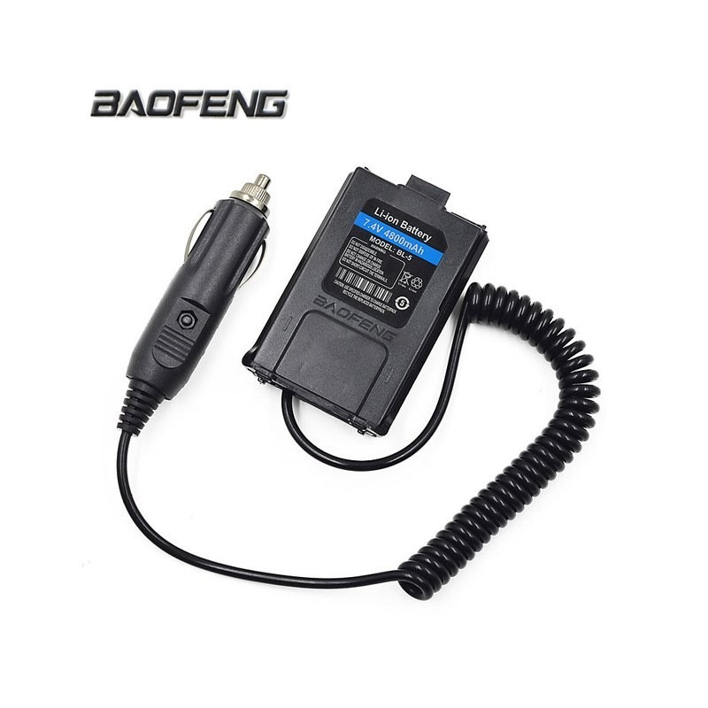 BATTERY ELIMINATOR PER BAOFENG/INTEK BATTERIE COMPATIBILI