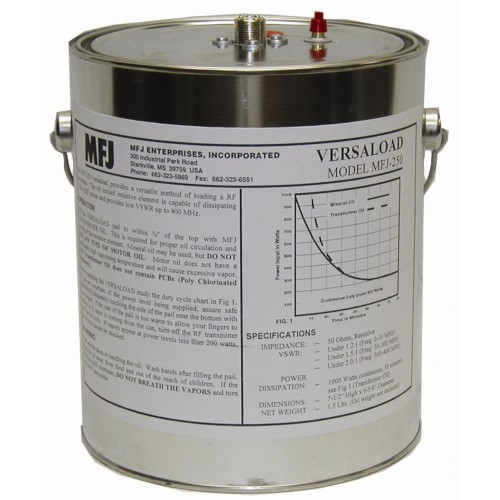 MFJ-250X CARICO FITTIZIO FORNITO SENZA OLIO CARICHI FITTIZI