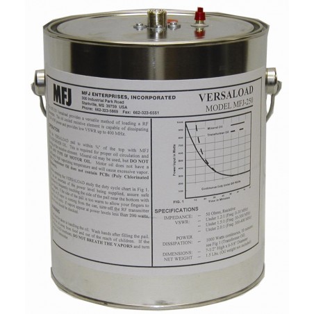 MFJ-250X CARICO FITTIZIO FORNITO SENZA OLIO CARICHI FITTIZI