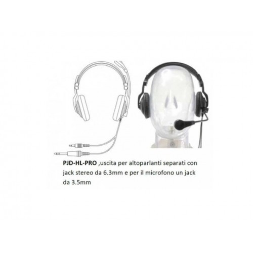 PROXEL PJD-HL-PRO CUFFIE MICROFONICHE