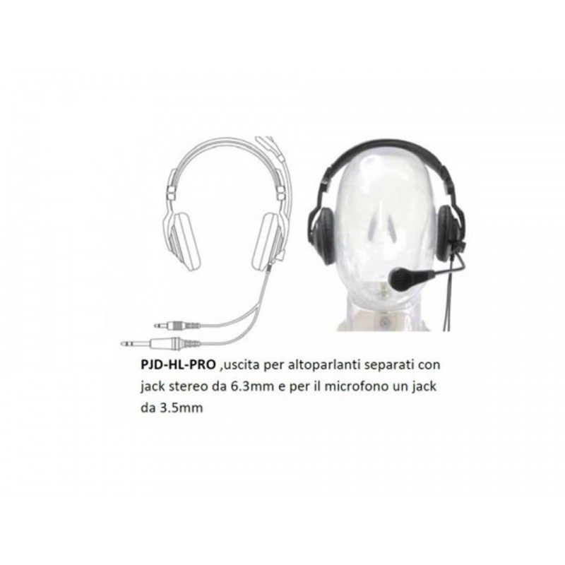 PROXEL PJD-HL-PRO CUFFIE MICROFONICHE