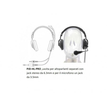 PROXEL PJD-HL-PRO CUFFIE MICROFONICHE