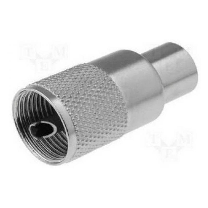 CONNETTORE MASCHIO UHF A VITE PER CAVI DA 7MM UHF (PL)