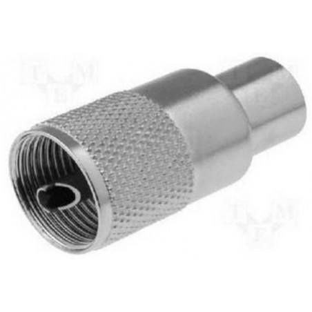 CONNETTORE MASCHIO UHF A VITE PER CAVI DA 7MM UHF (PL)