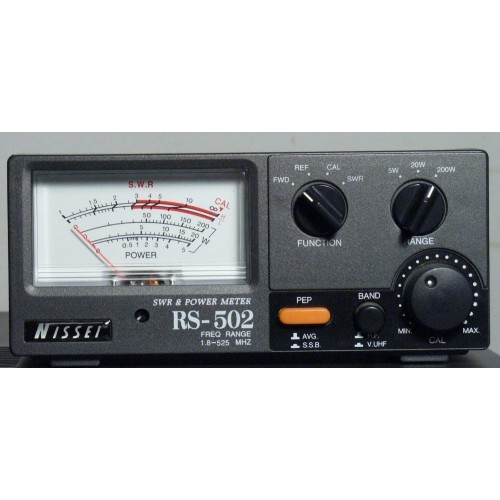 NISSEI RS-502 ROSMETRO/WATTMETRO 1,8-525MHZ ROSMETRI/WATTMETRI