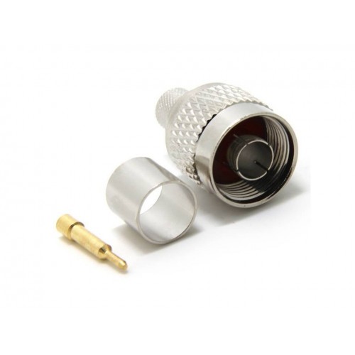 CONNETTORE N A CRIMPARE PER RG-213 N