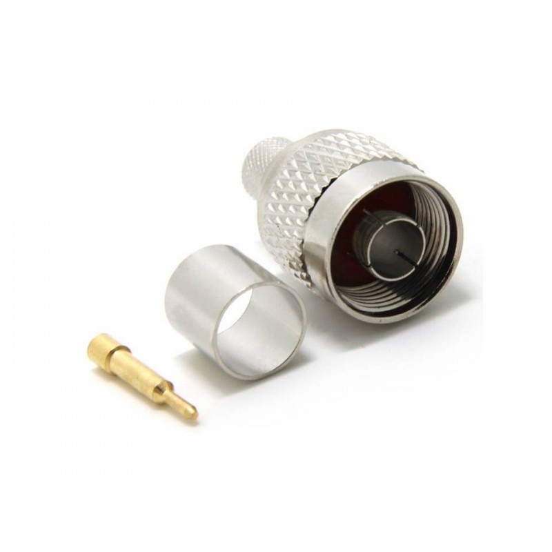 CONNETTORE N A CRIMPARE PER RG-213 N